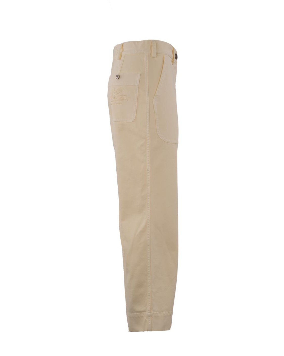 shop ETRO  Pantalone: Etro pantaloni dritti in cotone.
Tasche anteriori a toppa.
Logo ricamato sulla tasca posteriore.
Passanti per cintura.
Leggermente svasati.
Composizione: 98% Cotone, 2% Elastan.
Made in Italy.. WREA0042 AV689-W3796 number 4356222